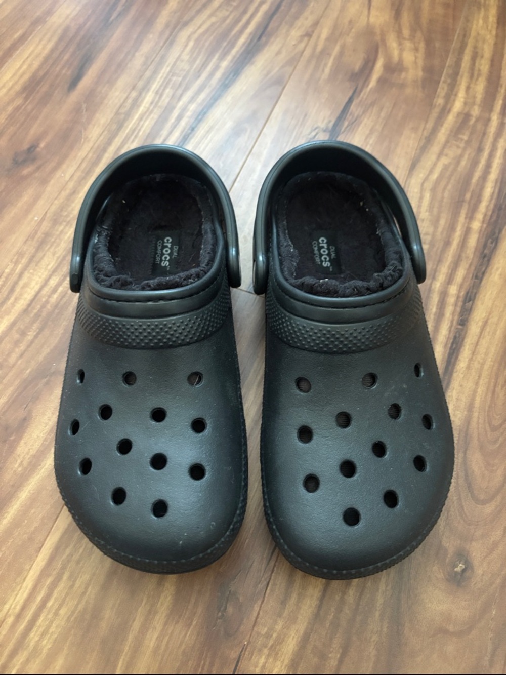 CROCS Classic Fuzz Lined Clog - Black